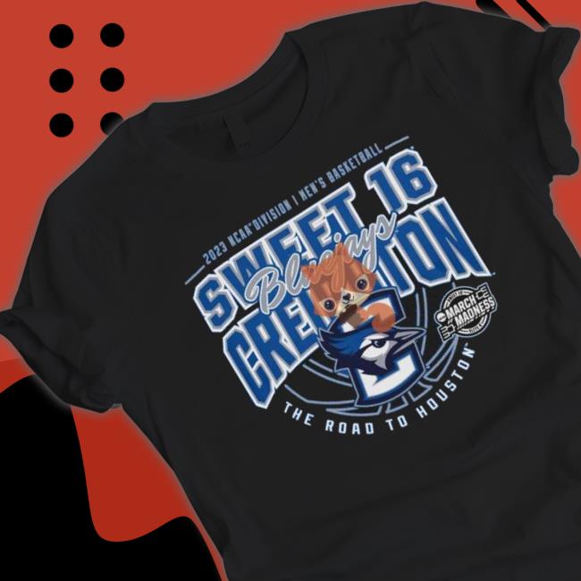 2023 Ncaa Division I Men’S Basketball Sweet 16 Creighton Bluejays The Road To Houston Shirt