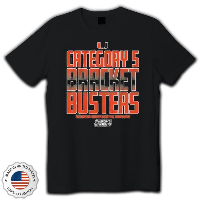 March Madness Miami Basketball Category 5 Bracket Busters Shirt