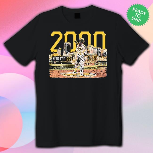 2000 Hits For 22 Andrew Mccutchen shirt