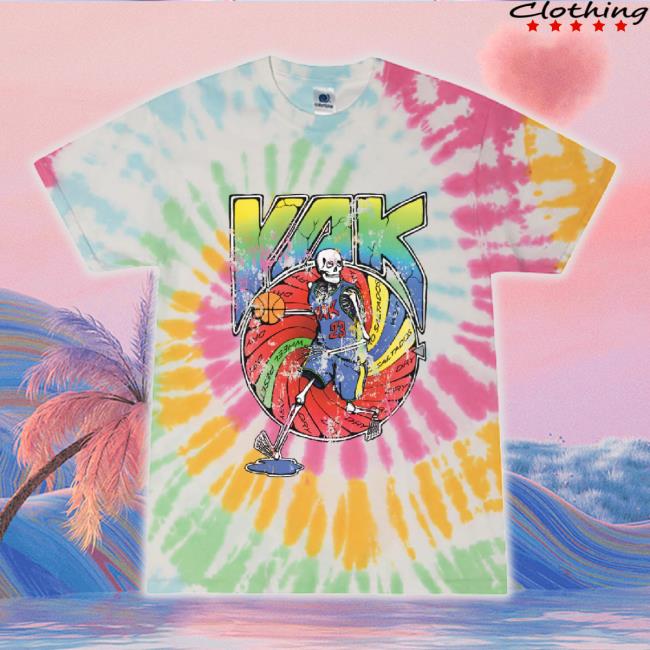 Yak Skeleton Tie Dye Shirt