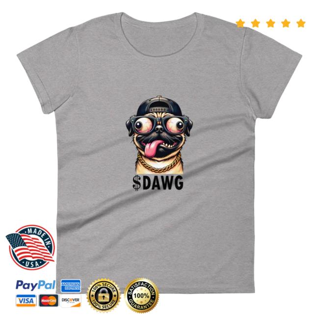 $Dawg Swag Merch $Dawg Black Logo Long Sleeve Shirt