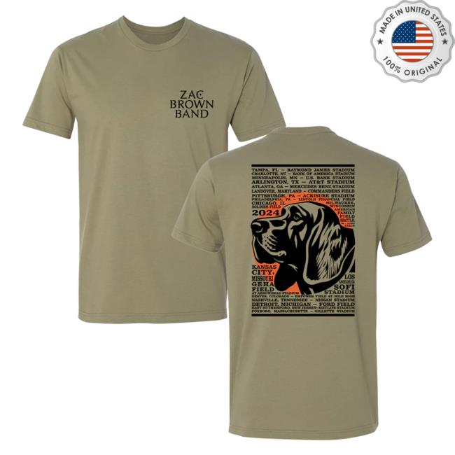 Zac Brown Band Merch Store | Dog Tour Tee