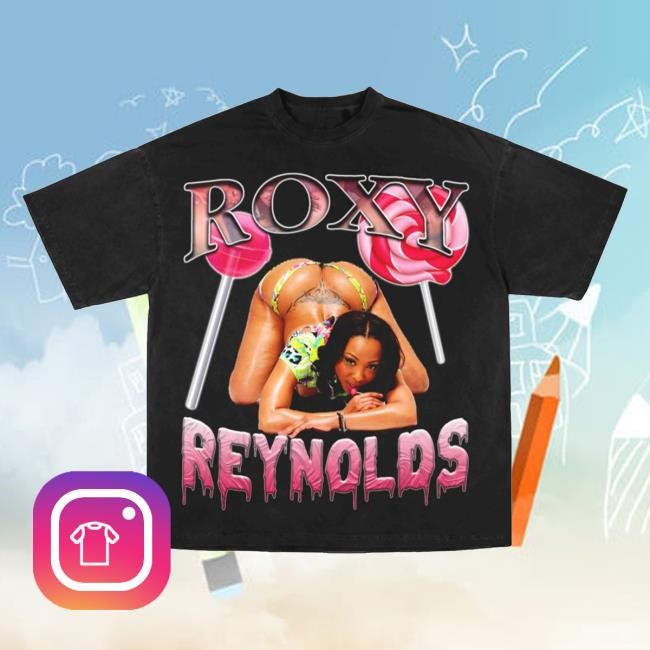 “Roxy Reynolds" Bootleg T-Shirt Official Bob's Liquor Merch Store Bob's Liquor Clothing Shop